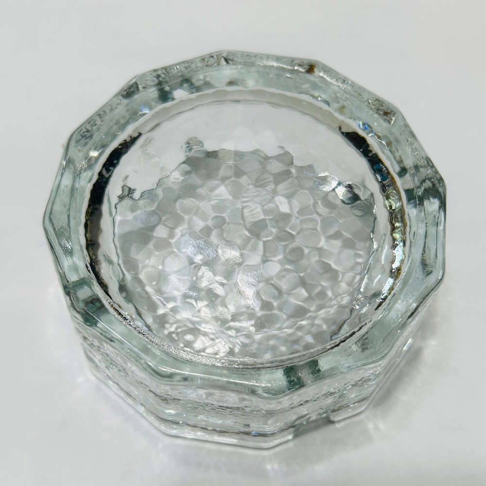 Vintage Blenko ashtray, Dodgecagon 12 sided, textured. Very collectible! Mint! - Picture 3 of 4